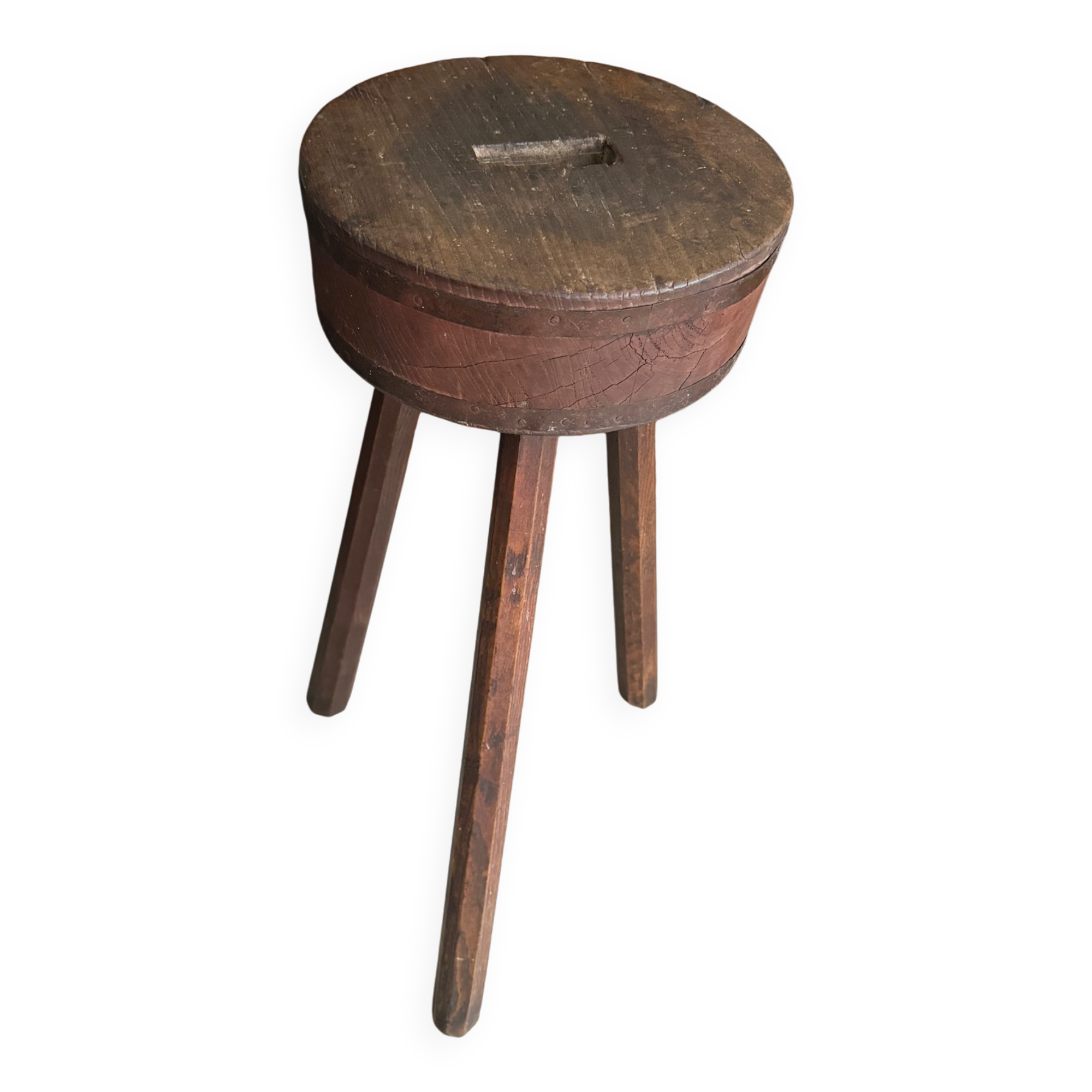 Old brutalist stool