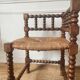 Fireplace bobbin chair