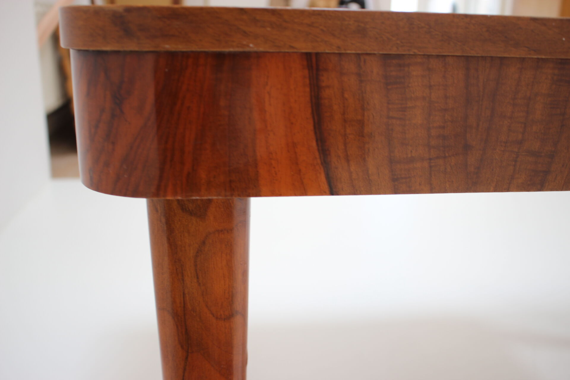 Art deco extendable dining table designed by Jindrich Halabala, 1940s