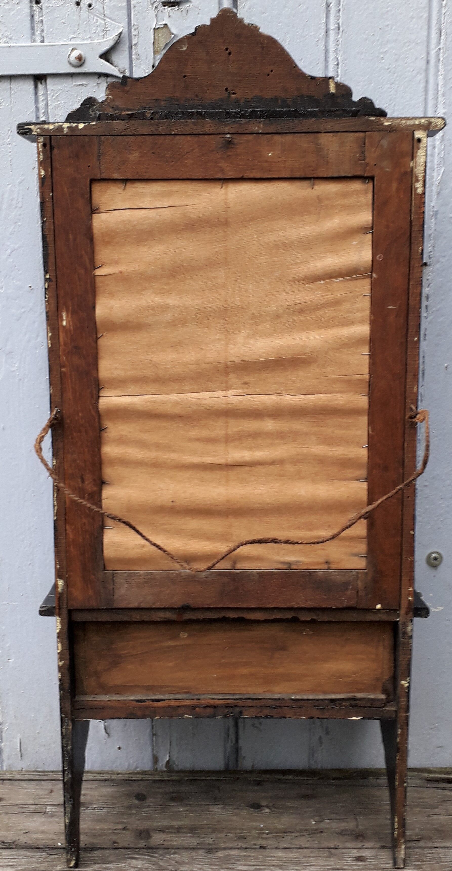 Mirror with Napoleon III shelf 41x90cm