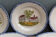 Set of 6 flat plates in faience of St Clément