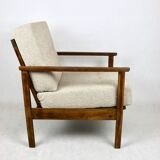 Vintage Beige Boucle Loop Armchair, 1970s