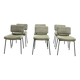 6 Chaises Design André Simard Airborne Vintage