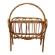 Rattan magazine rack