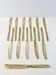 12 knives, Hollywood Regency - circa 1970