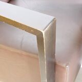 Franz Fertig Dresden leather armchair design, set of 5, 1960s