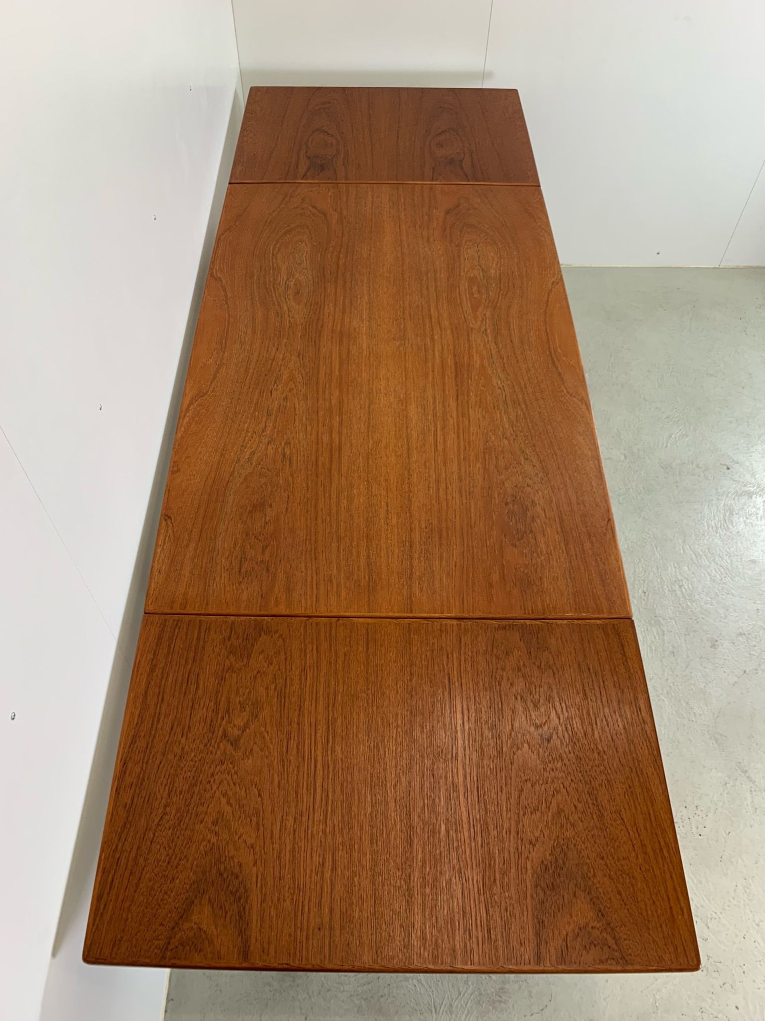 Table à manger en teck danois par Kai Kristiansen années 1960