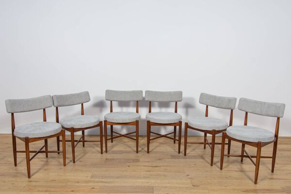 Chaises de salle à manger en teck du milieu du siècle par Ib Kofod Larsen pour G-Plan, années 1960.