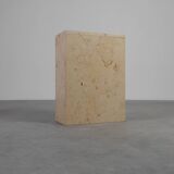 Mid-Century Italian Travertine Console, 1980s