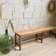 Old solid oak bench