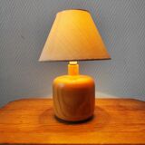 Vintage solid wood lamp from the 1970s in the spirit of Perriand les Arcs.