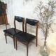 Paire de chaises scandinaves 50/60 teck