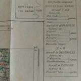 Marseille map 1/100000