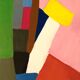 Tableau Huile Couteau Abstrait Rose