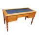Louis Philippe period desk in mottled maple and cherry, 19th century.