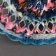 Openwork ceramic fruit bowl from Vallauris