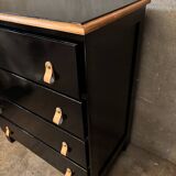 Commode parisienne noire relookée