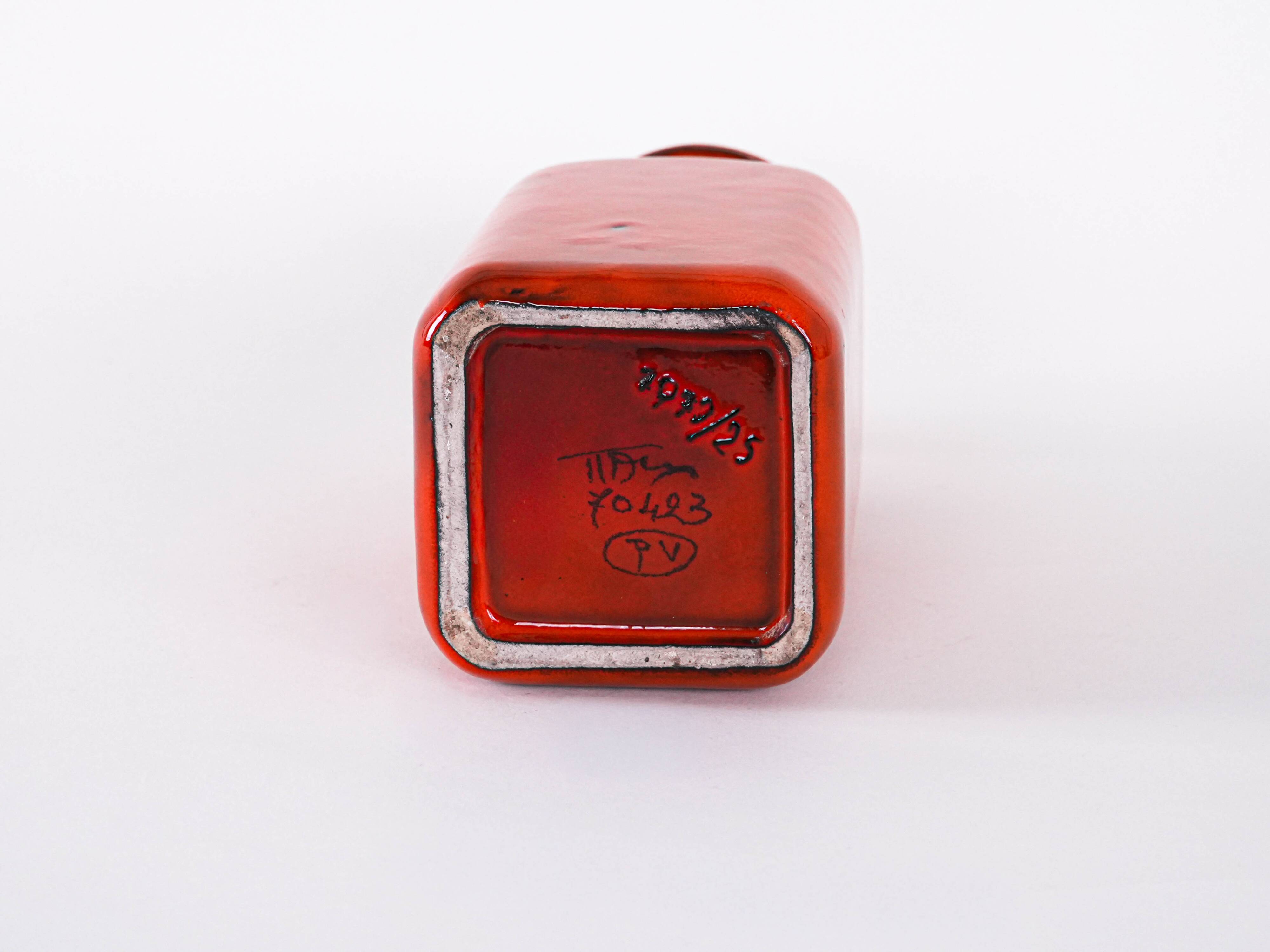 Ceramic vase, Italian design, 1960s, made in Italy