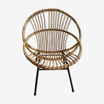 1950 rattan armchair