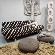 Rare vintage De Sede DS-80 sofa daybed 'stripes'