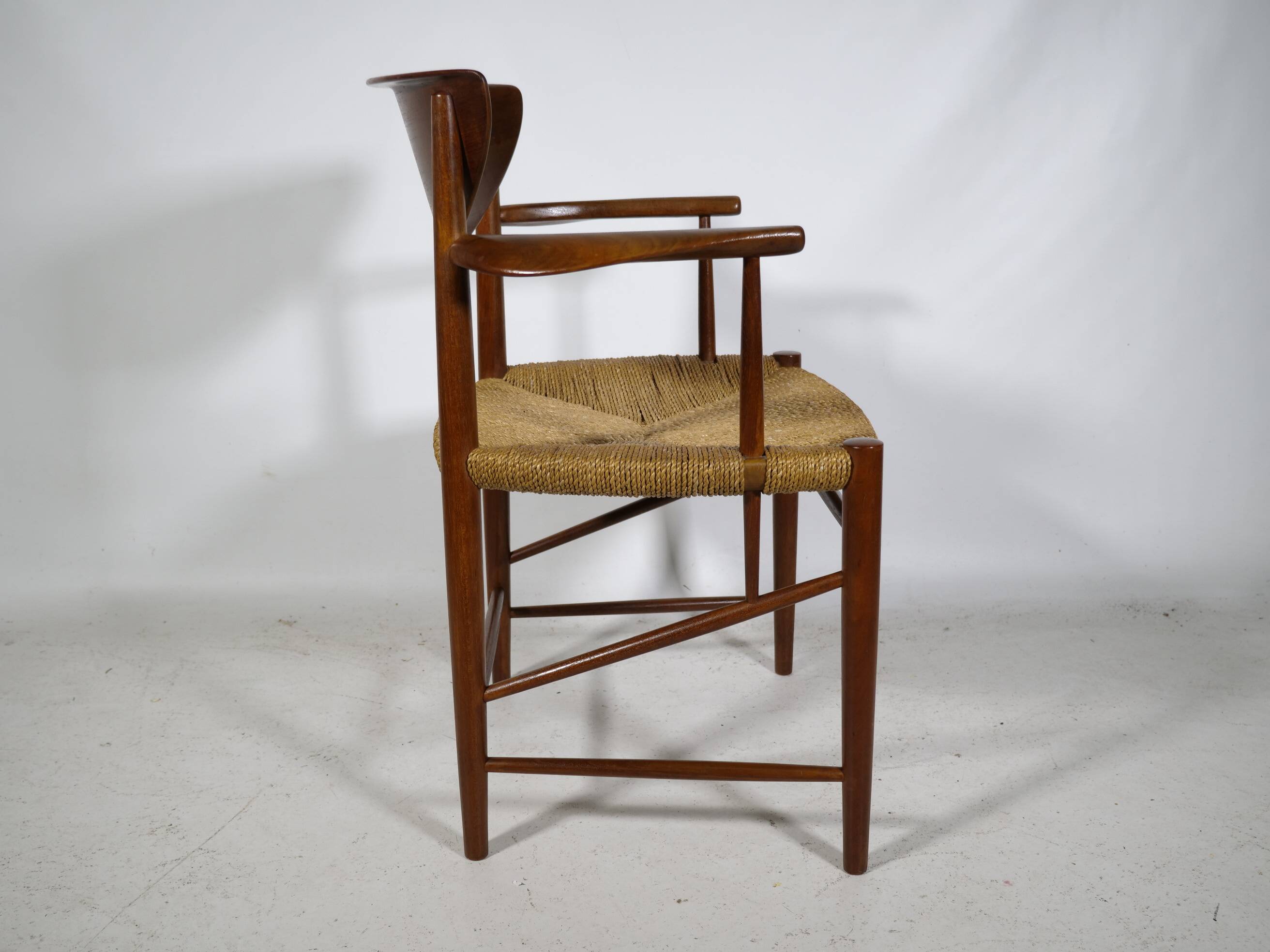 Danish Teak Armchair Peter Hvidt Soborg Mobelfabrik Model No.317