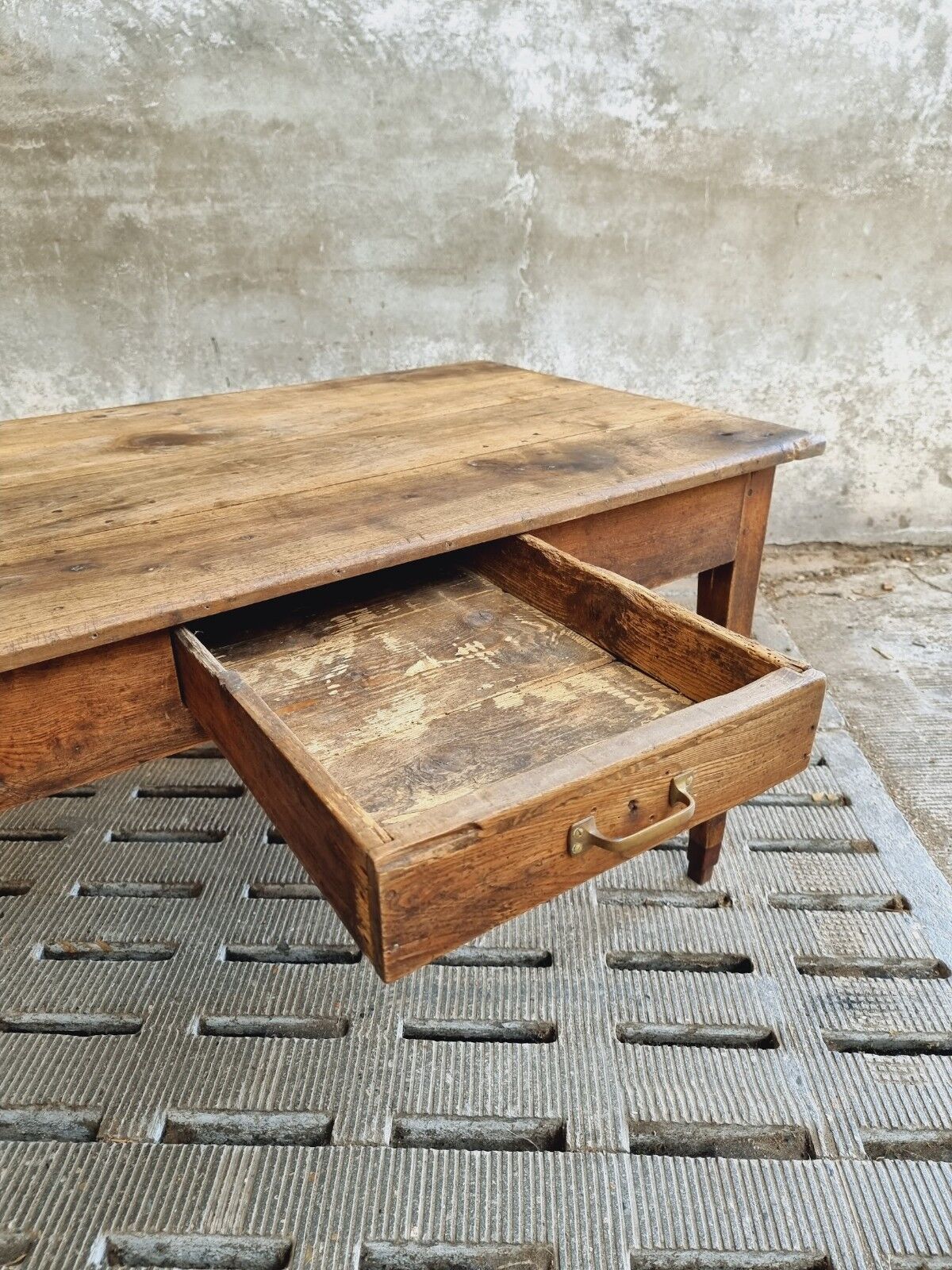 Antique farmhouse table French dining table