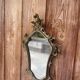 Magnificent antique baroque mirror in gilded bronze.