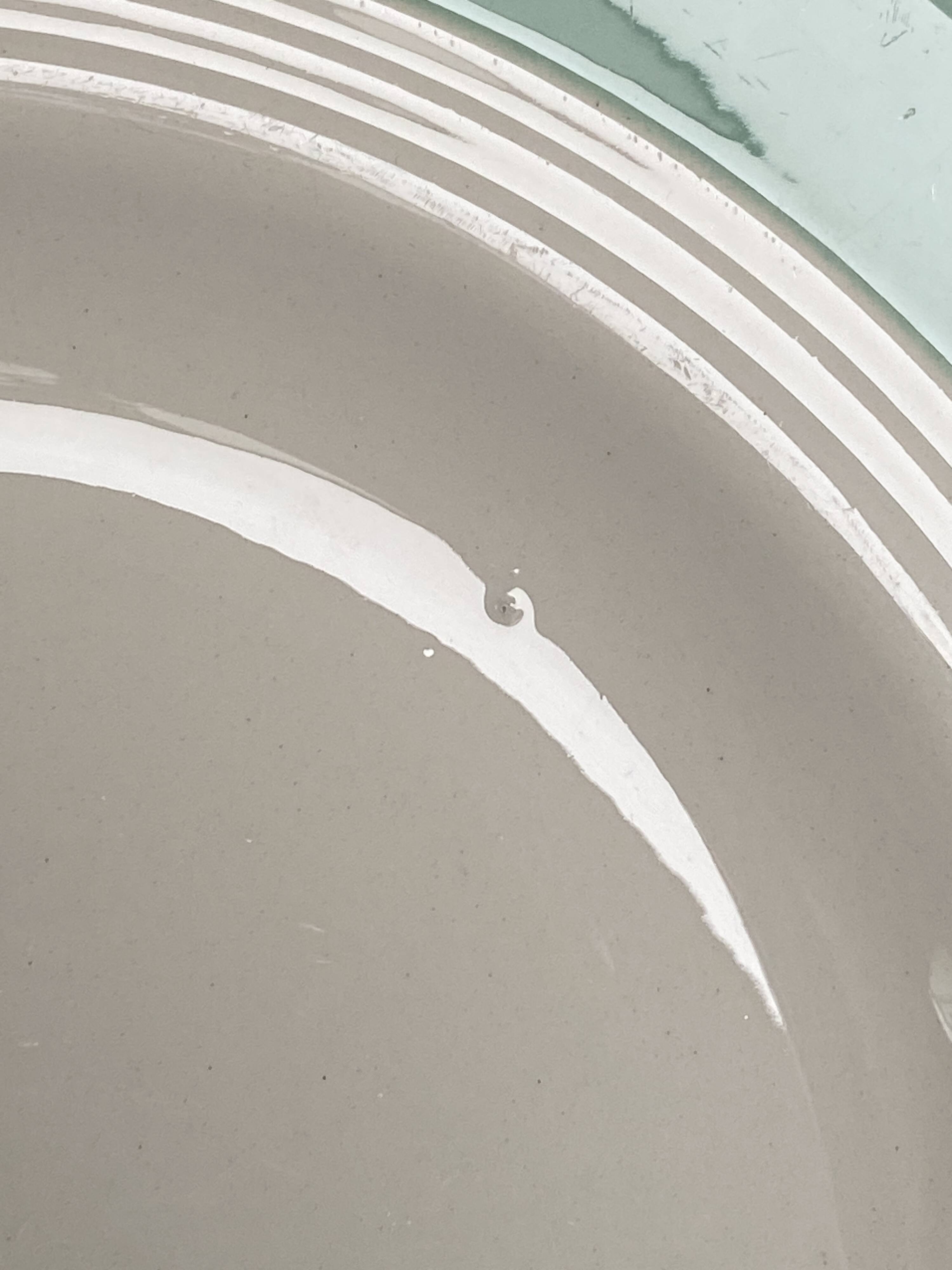 Set of 3 St Amand earthenware soup plates