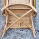Pair of armchairs and bench in rattan and bamboo from the 60s/70s
