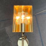 German Vintage Floor Lamp in Hollywood Regency Style in Brass by Florian Schulz