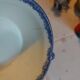 Antique duo cups Quimper signed CB