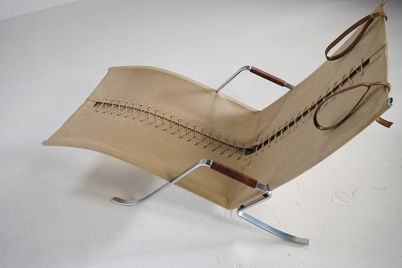 Early Grasshopper Lounge Chair by Preben Fabricius and Jørgen Kastholm for Kill International, Germany, 1960s