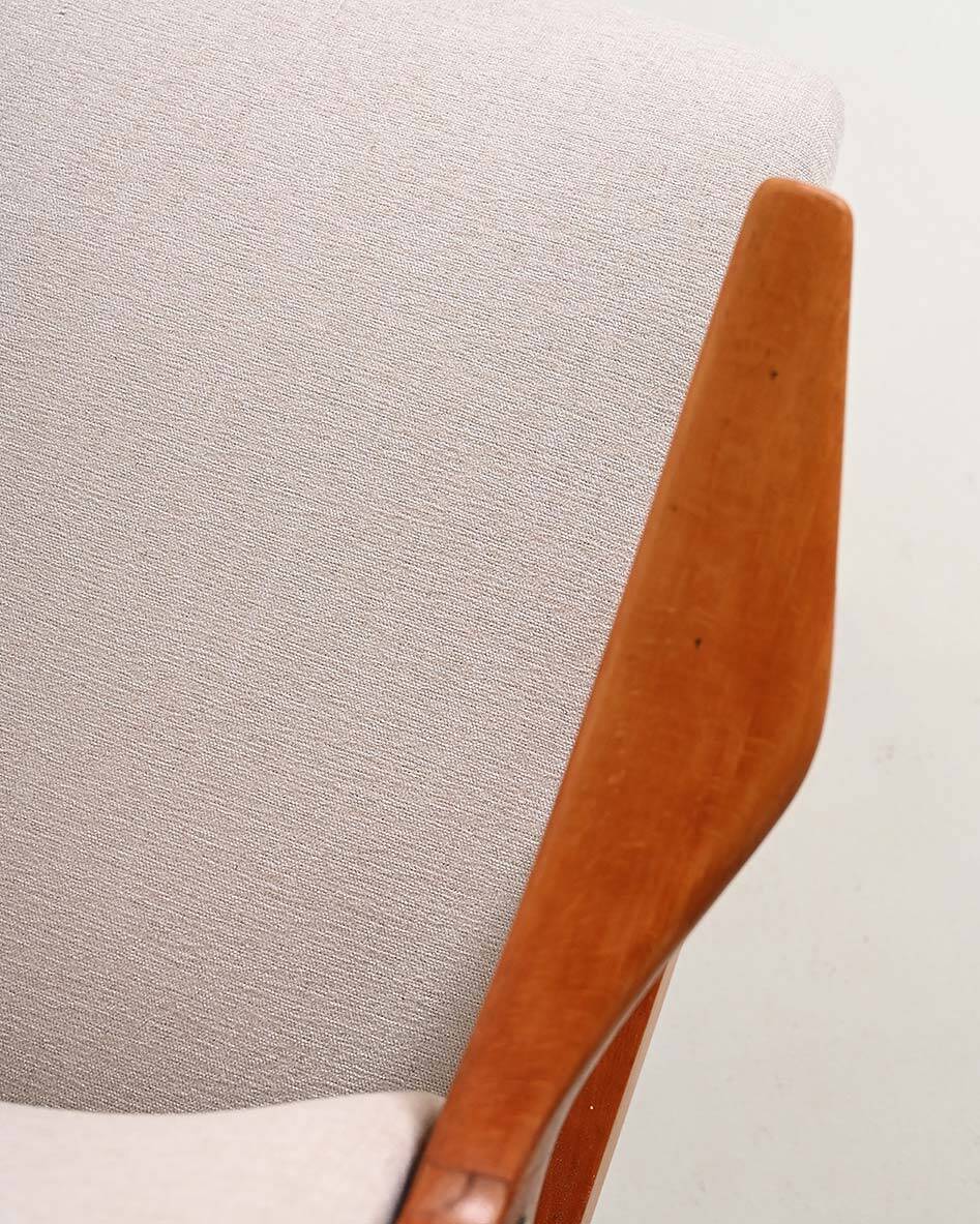 Scandinavian oak armchair, 1960s