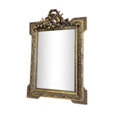 miroir doré avec des instruments de musique (petit modèle )