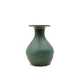 Vase vintage en céramique bleu clair, France 1960