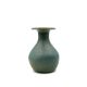 Midcentury light blue ceramic vase, France 1960s