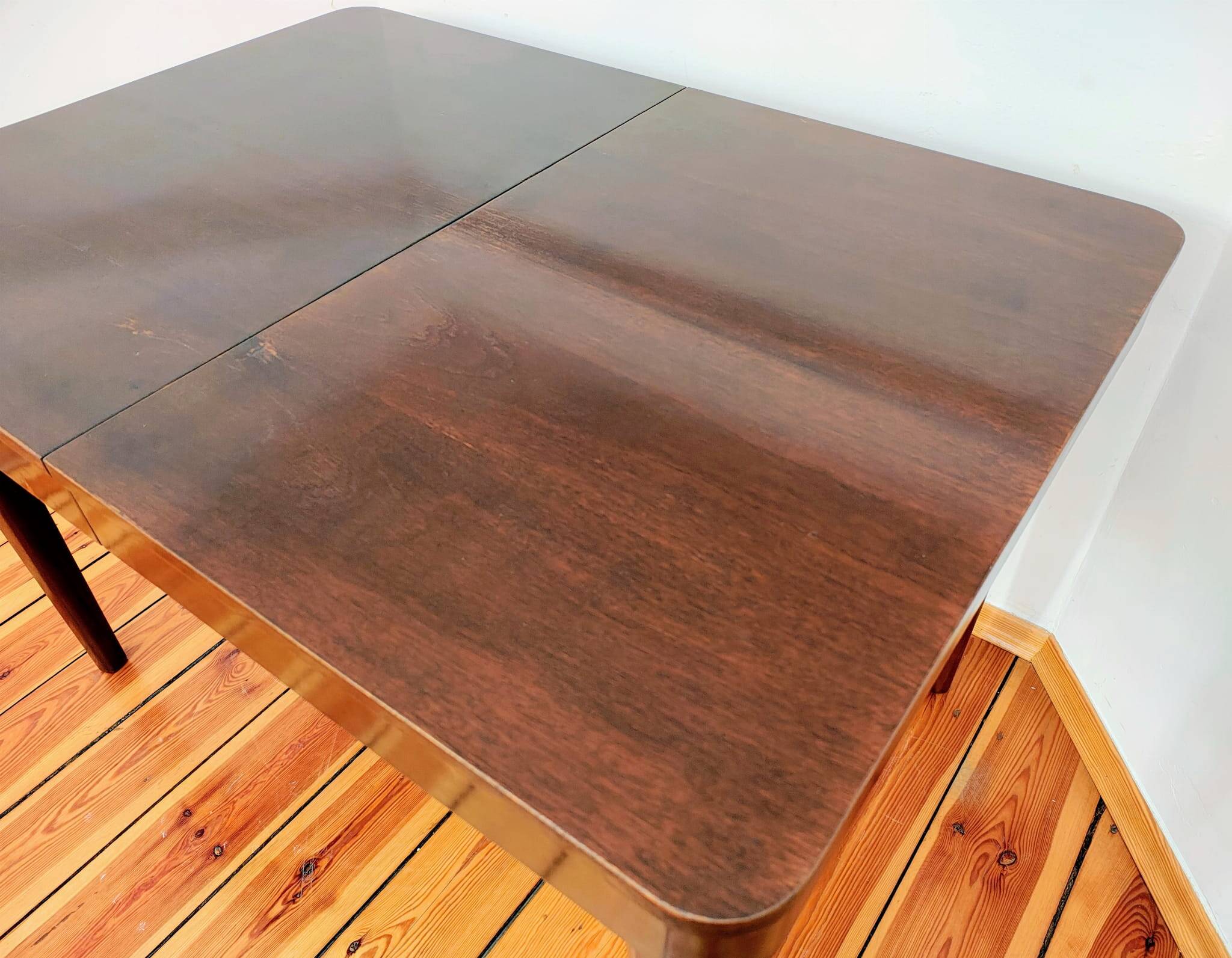 Czechoslovakian Extendable Dining Table by Jindřich Halabala for Up Závody