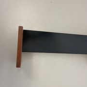 cubic Large 38cm Teak and Metal adjustable wall light element, Germany 1950s