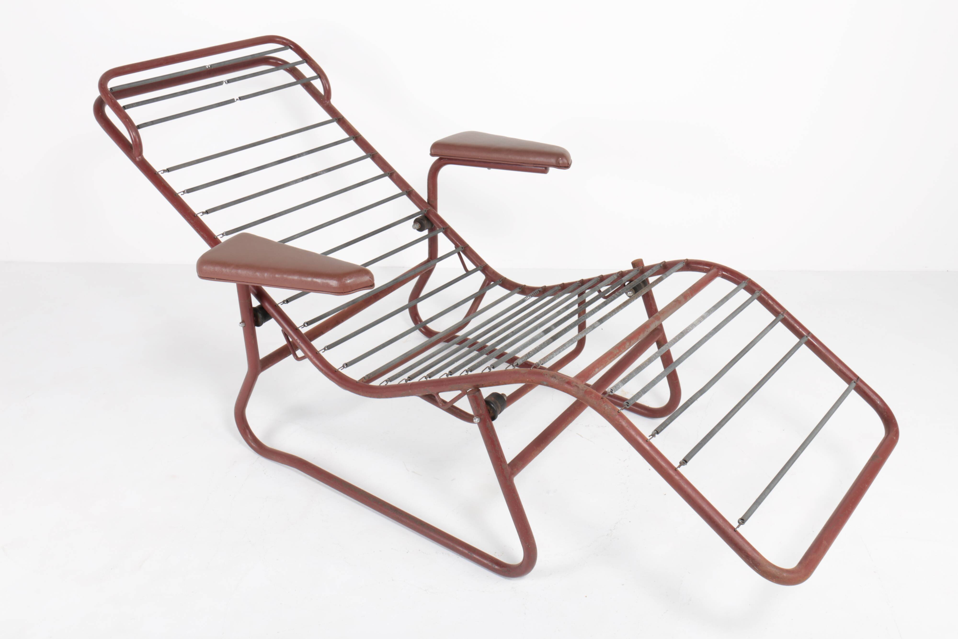 Chaise longue de Jean Lesage, édition Airborne, années 50