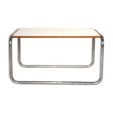 Vintage coffee table white melamine top