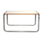Vintage coffee table white melamine top