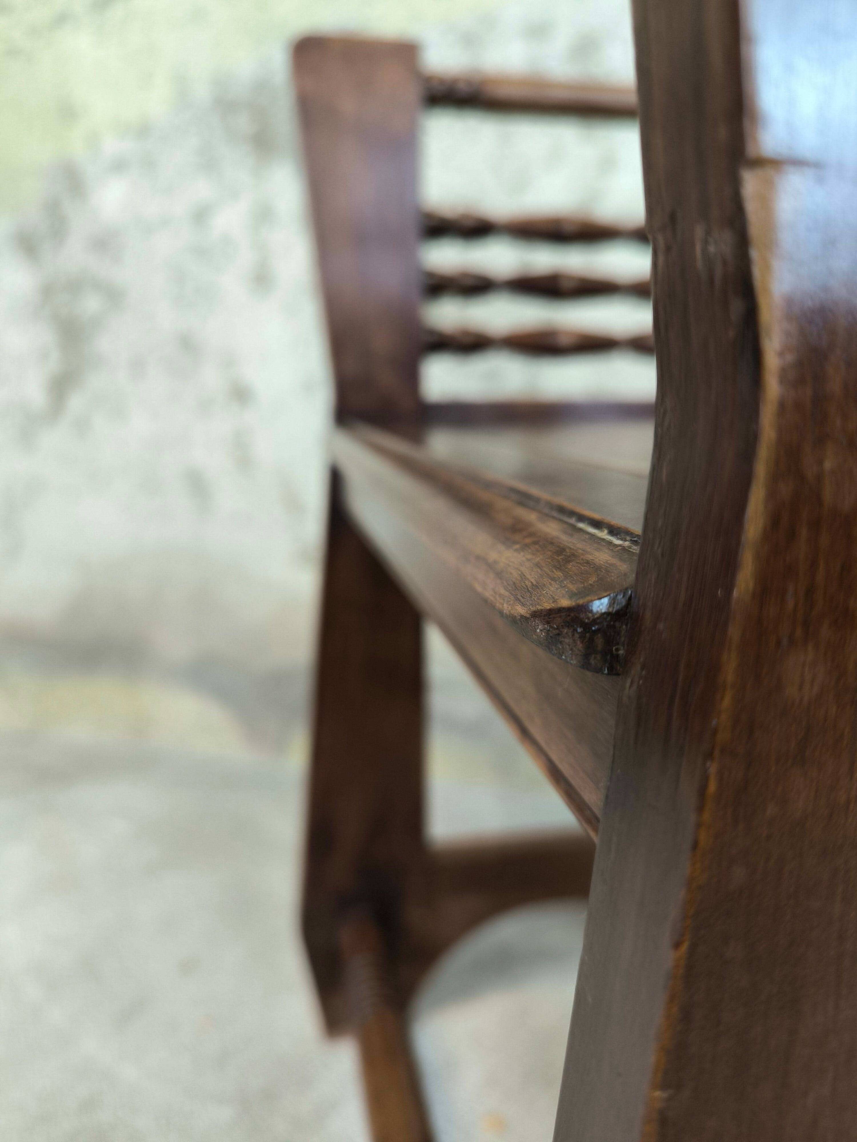 Vintage wooden stool