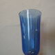 5 navy blue champagne flutes