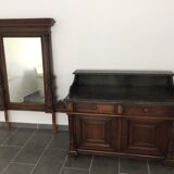Dressing table with mirror