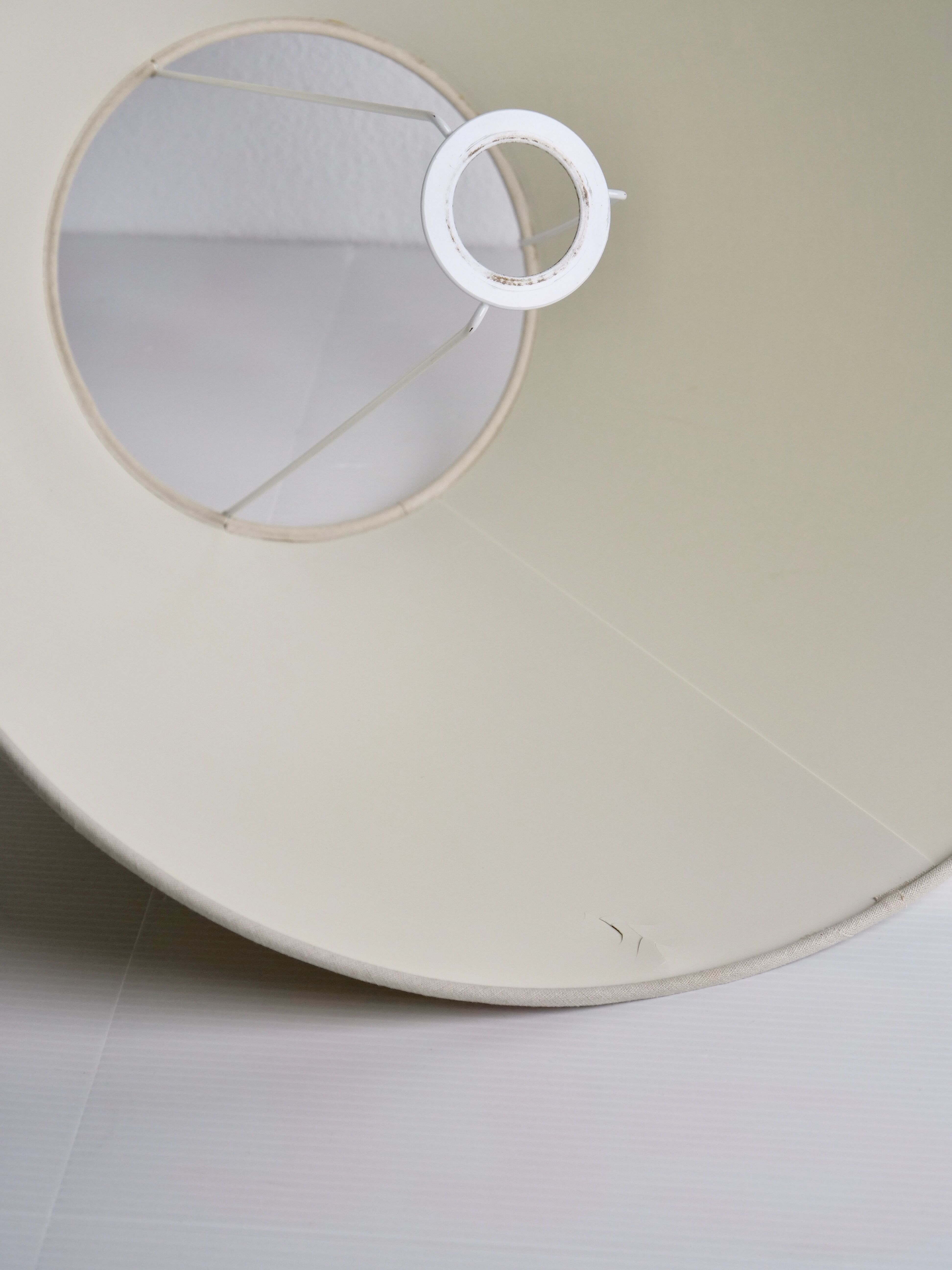 Italian design lamp in chrome ceramic