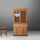 Secrétaire-bibliothèque de style Arts and Crafts anglais, vers 1910