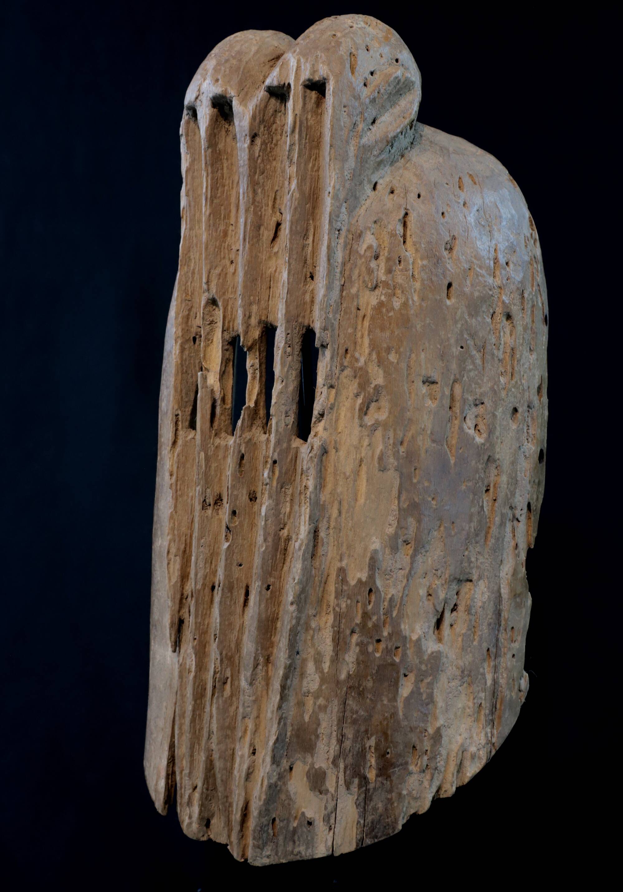 African Art Africa Tribal - Dogon Mask - Double Face - Mali - 37 Cms