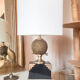 Lampe de bureau "pieds ananas" 1960