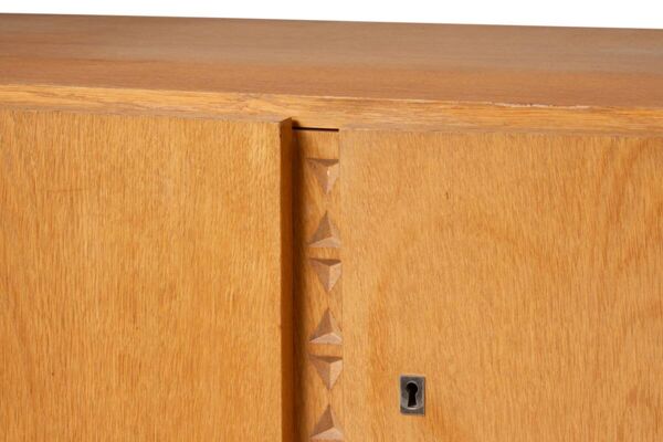 Enfilade en chêne et placage de chêne. Années 1960/70.