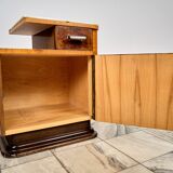 Set of Two Art Déco nightstands, by Jindřich Halabala, 1940s Czechoslovakia